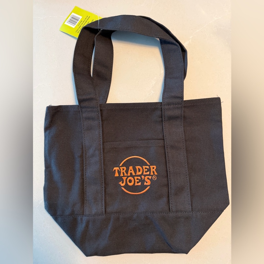 Trader Joe's Black Tote Bag